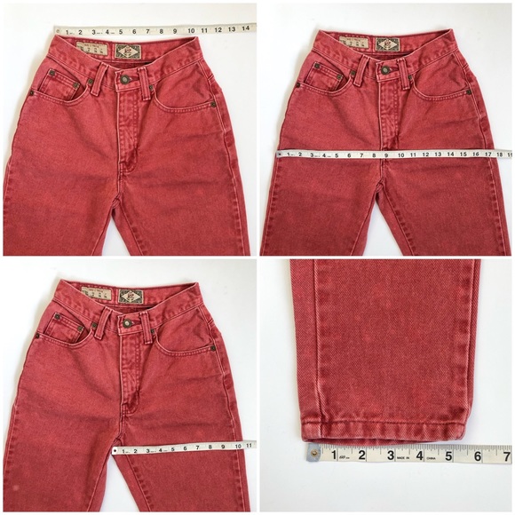 Vintage 90s Express Denim Jeans size 22/23 - Picture 5 of 5